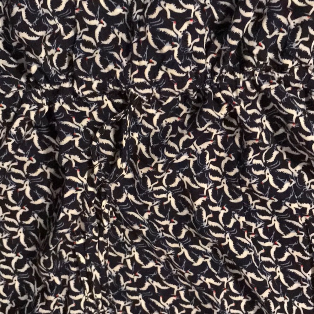 Cotton dress with drawstring waist - Picture 3 of 5